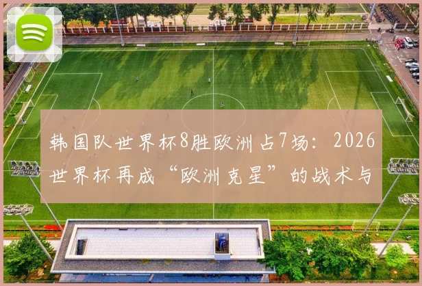 韩国队世界杯8胜欧洲占7场:2026世界杯再成“欧洲克星”的战术与前景深度分析
